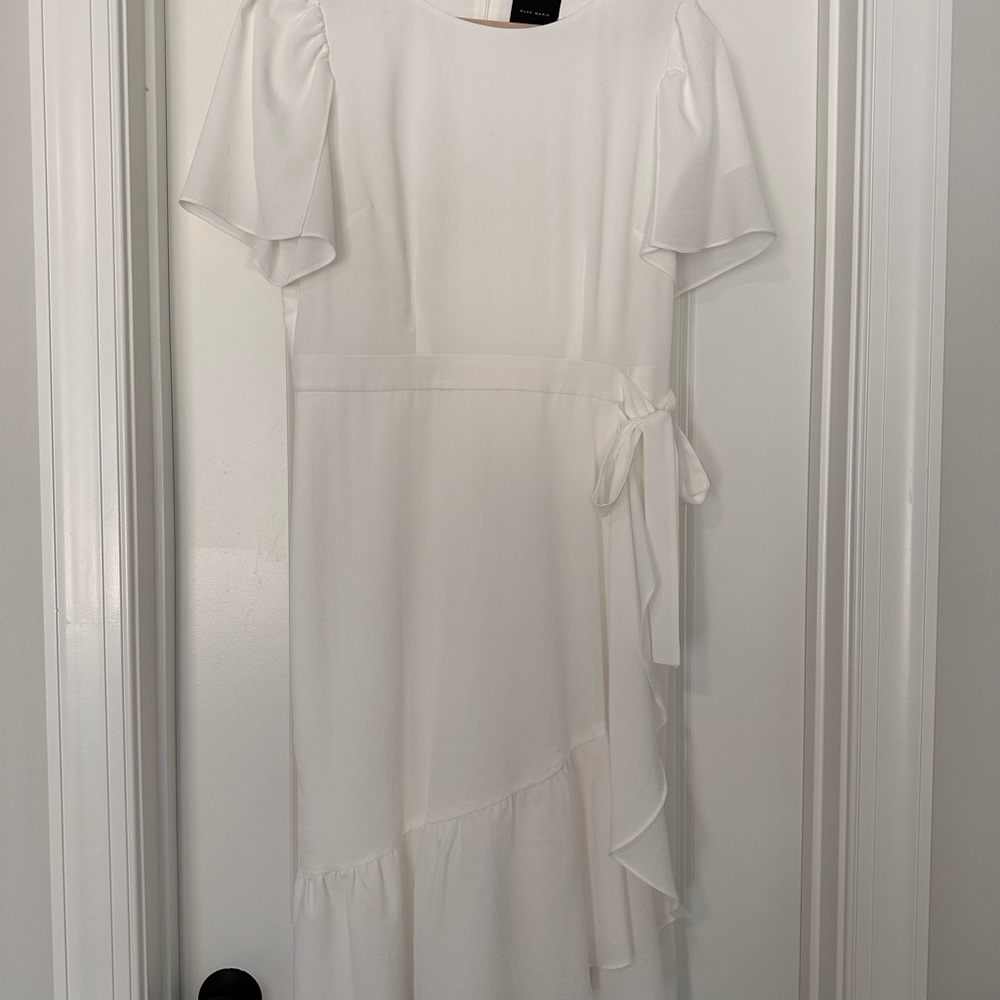 Alex Marie White Midi Dress
